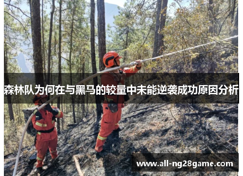 森林队为何在与黑马的较量中未能逆袭成功原因分析